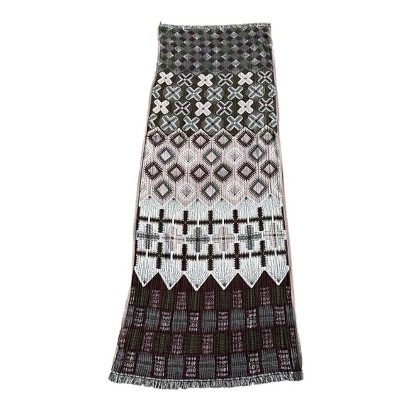 Etereo Rectangle & Multifunctional Geometric Scarf Fringe Trim - Picture 3 of 10